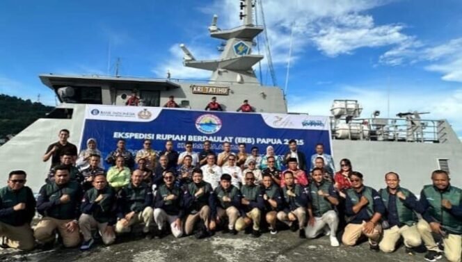 
					Rupiah Menyapa Pelosok Papua, Sinergi Bank Indonesia dan TNI AL Lepas Ekspedisi ERB 2025