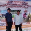 Rizki Affandi Menghadiri acara percepatan tanam untuk meningkatkan produksi gabah dalam menopang swasembada pangan. (ist)