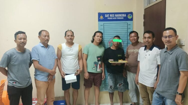 Polsek Bambel Tangkap Pengedar Sabu di Terutung Megara