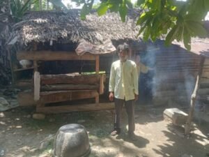 Kondisi Rumah Putra Mandari di desa Pulo Ndadap Kecamatan Lawe Alas