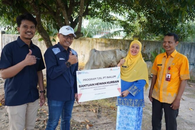 
					INALUM Berbagi Kebahagiaan Idul Adha 1446 H, Salurkan 47 Hewan Kurban untuk Warga Sekitar Operasional