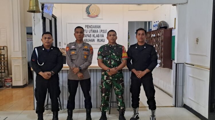 Polsek Labuhan Ruku Lakukan Pengamanan di Lapas Kelas IIA Demi Wujudkan Situasi Aman dan Kondusif