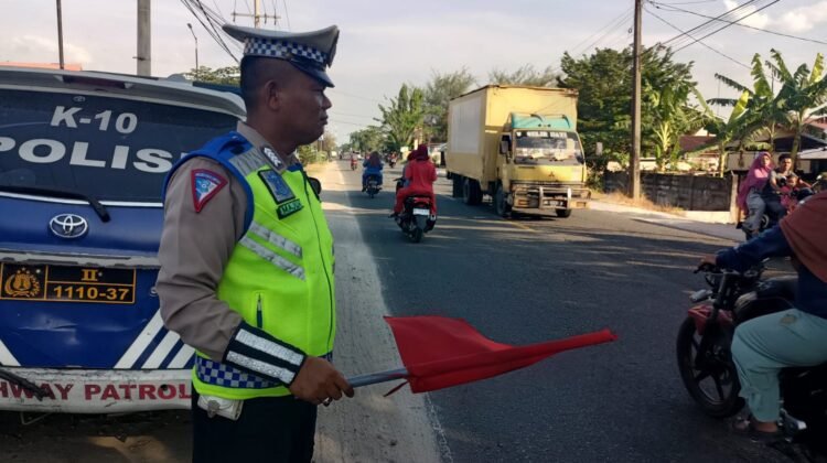 Satlantas Polres Batu Bara Gencarkan Patroli Kibas Bendera, Tekan Pelanggaran dan Cegah Laka Lantas