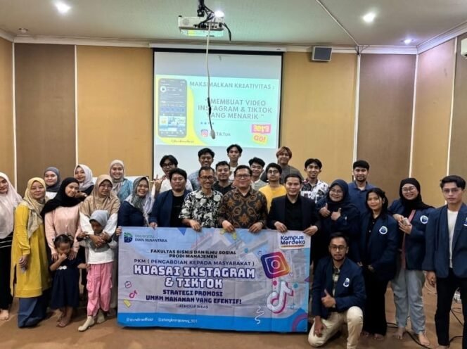
					Tingkatkan Kapasitas Digital UMKM Kuliner di Bekasi, Tim UNDIRA Gelar Pelatihan Konten Kreatif di Instagram dan TikTok