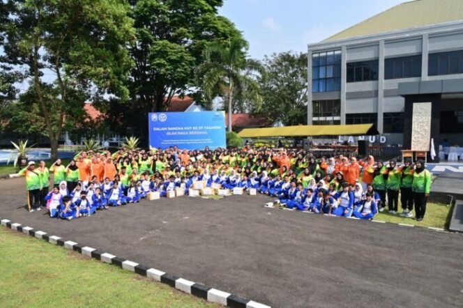 
					Rangkaian HUT ke-37 Yasarini, Lanud Husein Sastranegara Gelar Olahraga Bersama