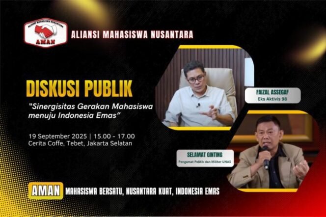 
					AMAN Gelar Diskusi Publik: Mahasiswa Bersatu Kawal Indonesia Emas 2045