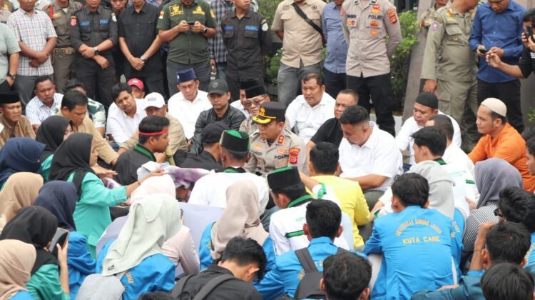 Kapolres Aceh Tenggara dan DPRK Duduk Bareng Mahasiswa, Aksi Damai Berjalan Penuh Keharmonisan