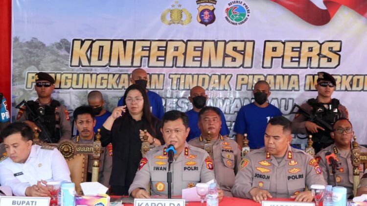 Pengungkapan Kasus Terbesar, Polda Kalteng Amankan 46,7 Kg Sabu di Lamandau