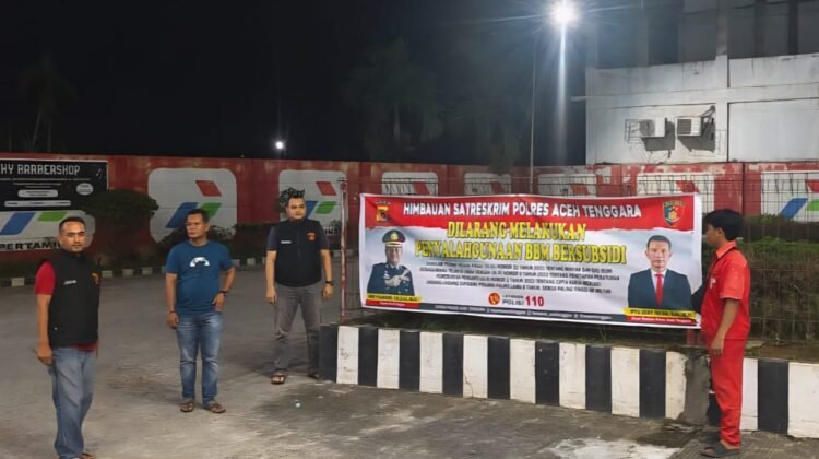 Polres Aceh Tenggara Beri Peringatan dan Imbauan Kepada SPBU Terkait Potensi Kecurangan BBM