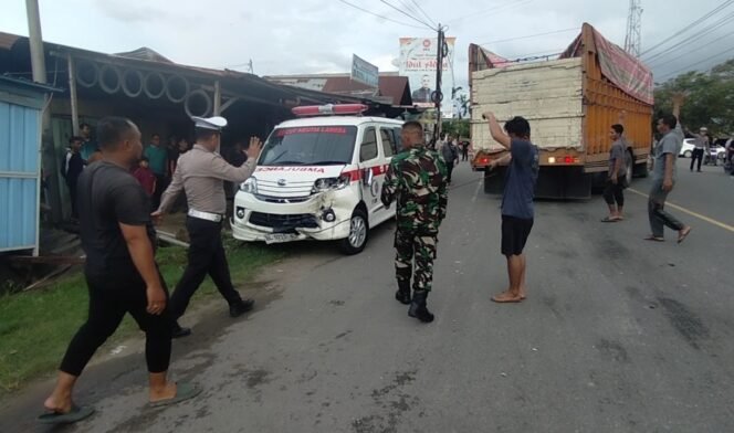 Ambulans RS Cut Meutia Langsa Tabrak Pemotor di Aceh Utara, Polisi Duga Ada Kelalaian Sopir