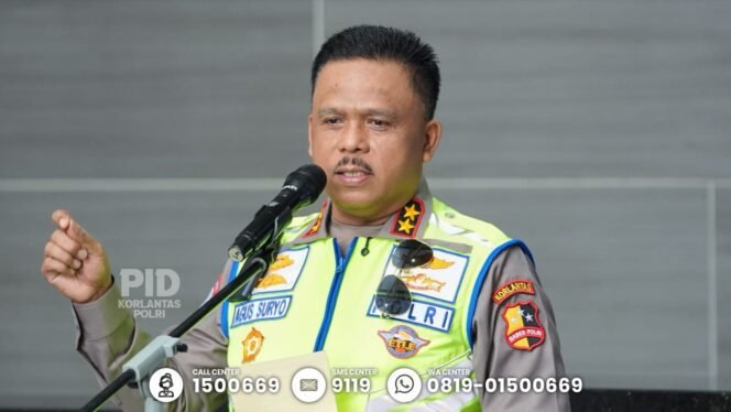 
					Kakorlantas Apresiasi Kinerja Jajaran Dorong Transformasi Digital ETLE dan Modernisasi Pelayanan Lalu Lintas