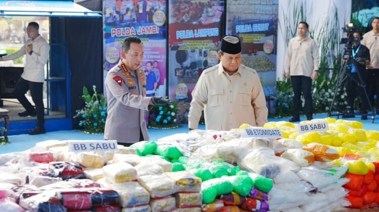 Prabowo Apresiasi Upaya Polri Cegah Peredaran Narkoba di RI