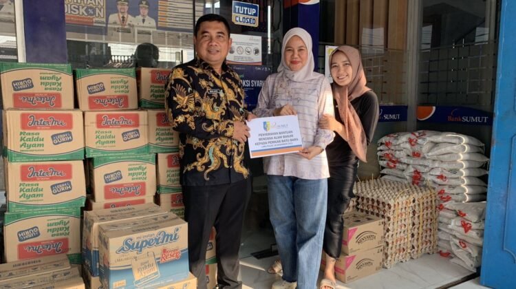 Bank Sumut Salurkan Bantuan Sembako untuk Masyarakat Terdampak Banjir di Batu Bara