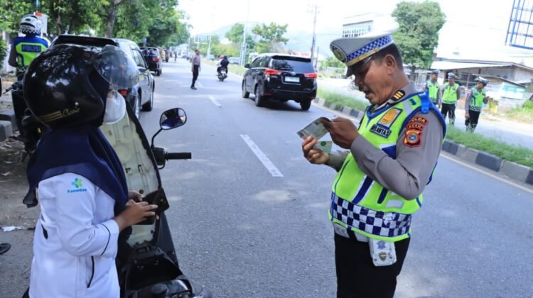 Hari Kedua Operasi Keselamatan Seulawah 2026, Satgas Gakkum Polda Aceh Keluarkan 10 Surat Tilang