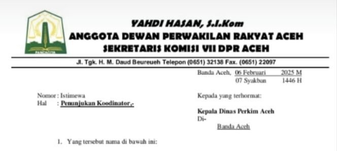 
					Gunakan Surat Palsu Berkop DPRA, Sindikat Penipuan Proyek Rumah Duafa Rugikan Kontraktor Lebih dari Rp200 Juta —Yahdi Hasan Bantah Terlibat