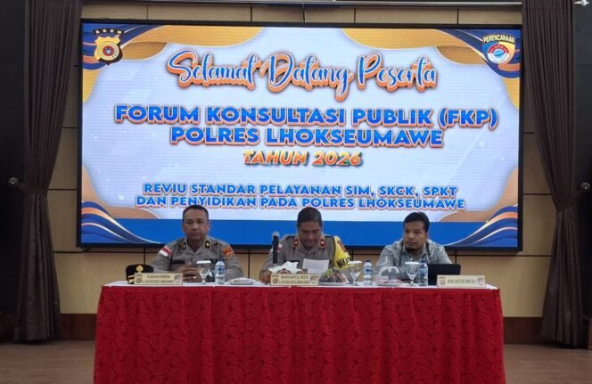 
					Polres Lhokseumawe Perkuat Komunikasi dan Tingkatkan Kualitas Pelayanan Publik