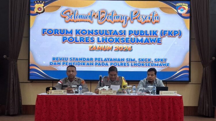 Polres Lhokseumawe Perkuat Komunikasi dan Tingkatkan Kualitas Pelayanan Publik