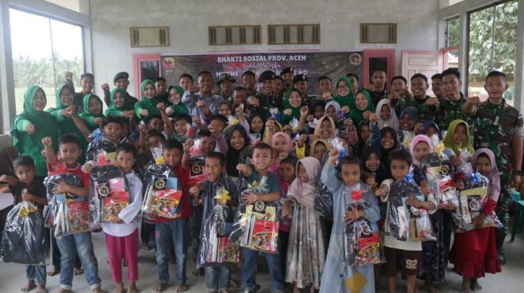Peringati HUT ke-76 Kavaleri, Yonkav 11/MSC Gelar Bhakti Sosial dan Trauma Healing di Langkahan‎
