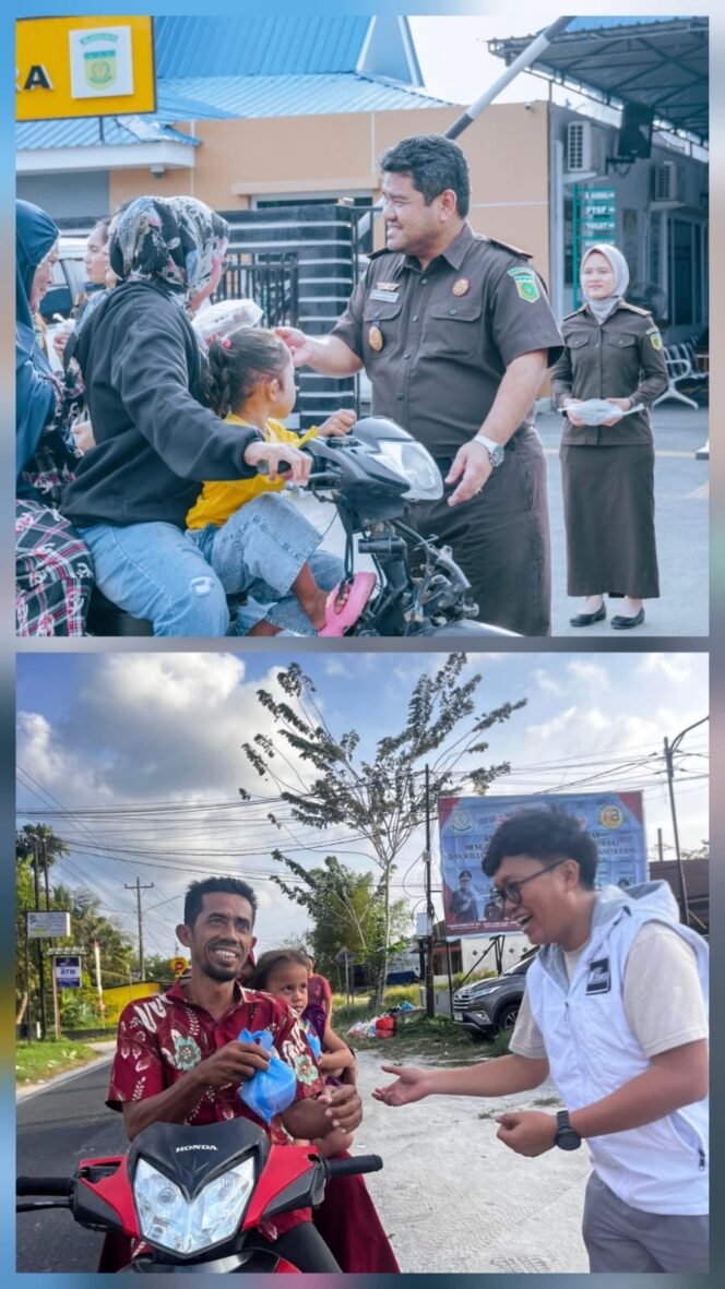 
					Kajari Batu Bara dan SMSI “Turun ke Jalan”, Takjil Dibagi, Silaturahmi Pun Jadi