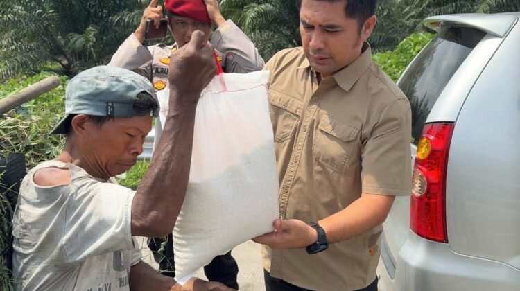 Lewat Bantuan Sosial, Satresnarkoba Batu Bara Ajak Masyarakat Jauhi Narkoba