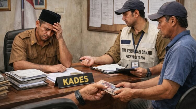 Kades Mengeluh, Dugaan Pungutan Warnai Verifikasi Data Banjir di Aceh Utara