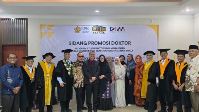 
					Karo SDM Polda Aceh Raih Gelar Doktor Ilmu Manajemen di Universitas Syiah Kuala