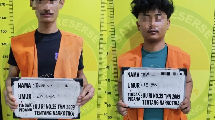 Kolaborasi Sat Narkoba dan Polsek Namo Rambe Berbuah Penangkapan Dua Terduga Pengedar Ekstasi