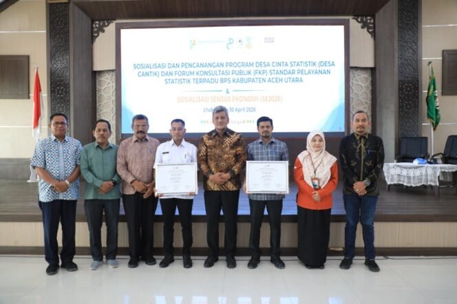 
					Pemkab Aceh Utara Dukung Sensus Ekonomi 2026 Melalui Pencanangan Program Desa Cantik