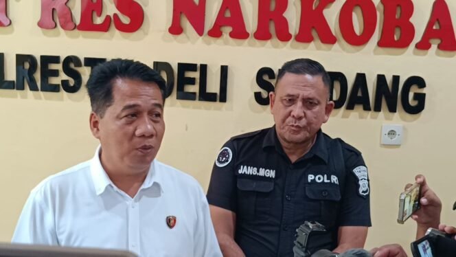
					Door Stop Kasat Narkoba Polresta Deli Serdang: 28 Kasus Terungkap, 860 Gram Sabu dan 40 Batang Ganja Disita