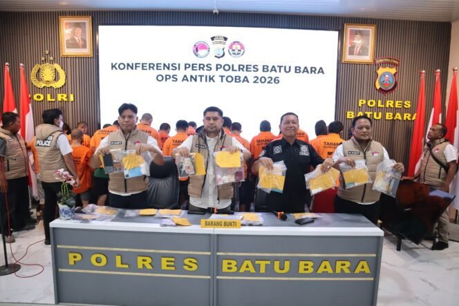 
					Dalam 21 Hari, Polres Batu Bara Ungkap 29 Kasus Narkoba dan Ringkus 33 Tersangka