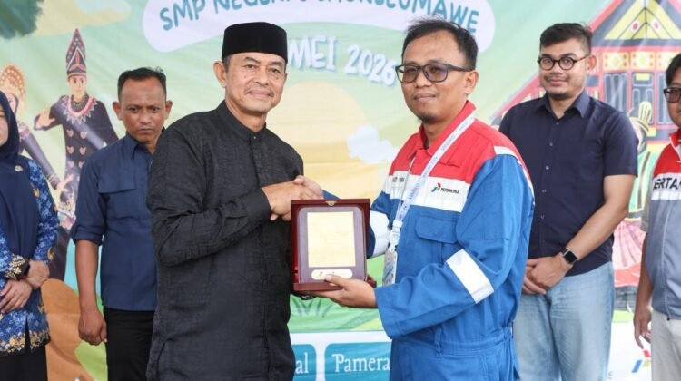 PHE NSO Tanamkan Budaya Peduli Lingkungan, Siswa SMPN 6 Lhokseumawe Dilatih Kelola Sampah
