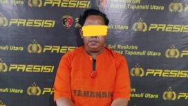 Oknum pendeta ditahan di RT Polres Taput. (Ist)