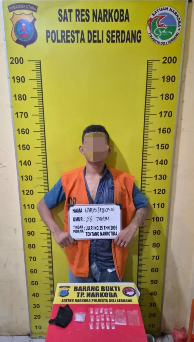 
					Lubuk Pakam Jadi Sasaran Operasi, Polresta Deli Serdang Ungkap Kasus Narkotika Jenis Sabu