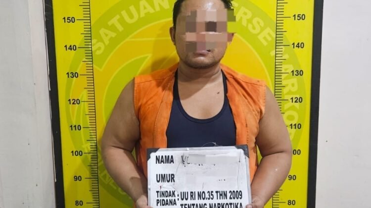 Satres Narkoba Polresta Deli Serdang Tangkap Pria di Biru-Biru, Sita Sabu 5,79 Gram