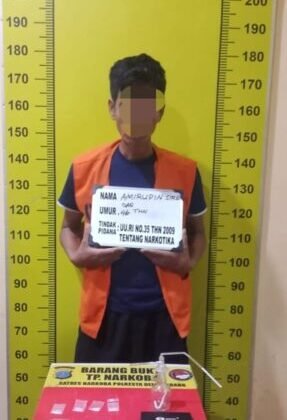 Satresnarkoba Polresta Deli Serdang Ringkus Pria di Tanjung Morawa