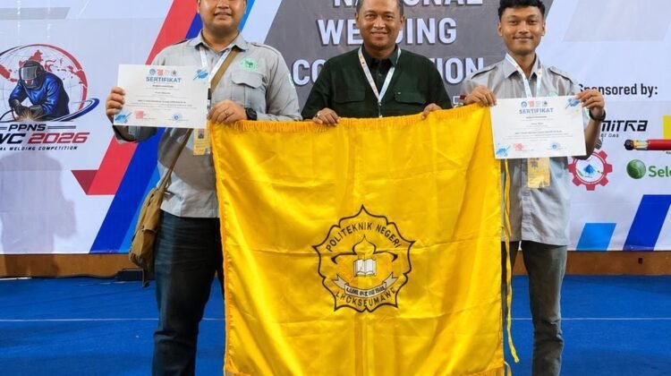 Dua Mahasiswa JTM PNL Raih Juara I pada National Welding Competition 2026 di PPNS Surabaya