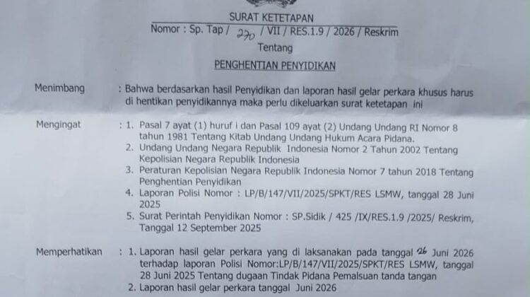 Setahun Disidik, Dugaan Pemalsuan Tanda Tangan Dokumen Pembayaran BLT Gampong Blang Majron Berakhir SP3, Temuan Audit Rp107,8 Juta Jadi Sorotan