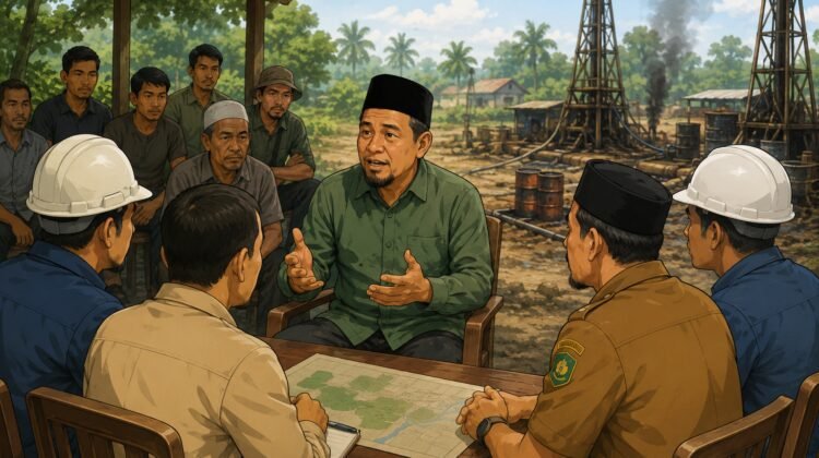 Tokoh Masyarakat Darul Ihsan Desak Pemerintah Segera Legalkan Pengelolaan Sumur Minyak Rakyat