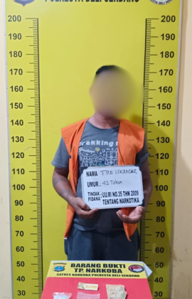Operasi Satresnarkoba Polresta Deli Serdang Berhasil Ungkap Kasus Ganja di Kecamatan Galang