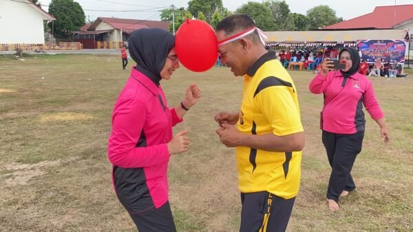 Meriahkan HUT Ke-81 RI, Batalyon B Pelopor Gelar Olahraga dan Aneka Lomba Bersama Bhayangkari dan Keluarga.