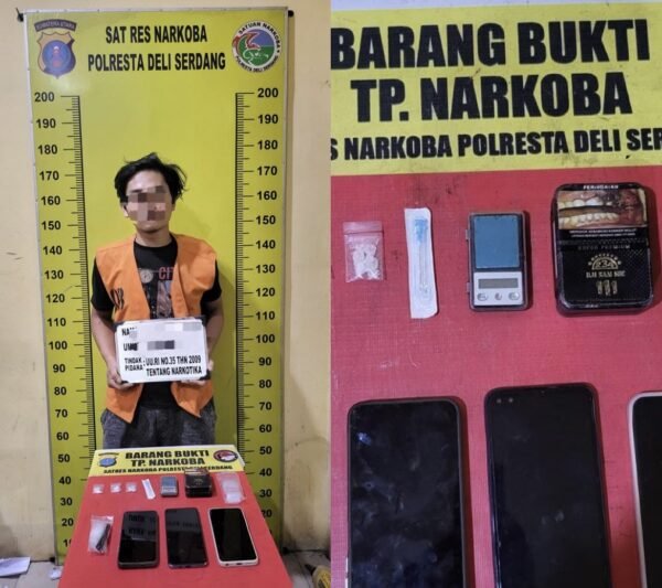 Perang Lawan Narkoba di Tiga Juhar, Warga Bantu Polisi Amankan Terduga BD Sabu