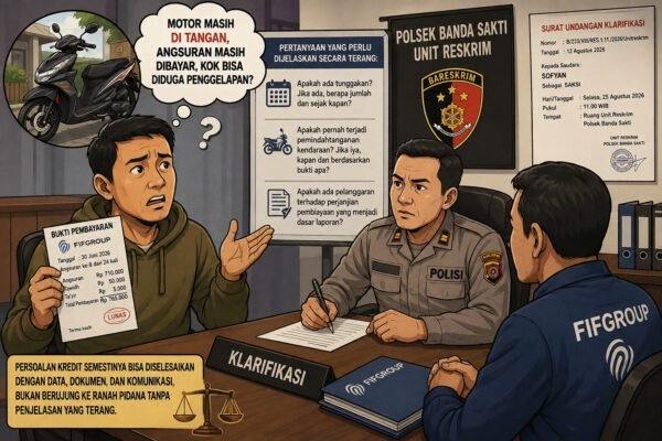 Kredit Belum Lunas, Motor Masih di Tangan, Kok Bisa Berujung Dugaan Penggelapan?
