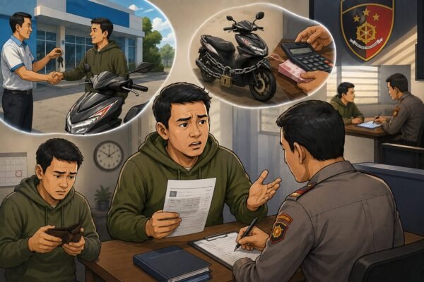 Kredit Belum Lunas, Motor Masih di Tangan, Kok Bisa Berujung Dugaan Penggelapan?