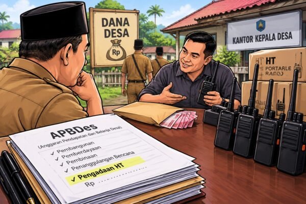 Oknum Danramil 10 Tanah Luas Diduga Titip Program Pengadaan HT, Kuras Uang Desa Rp111 jt