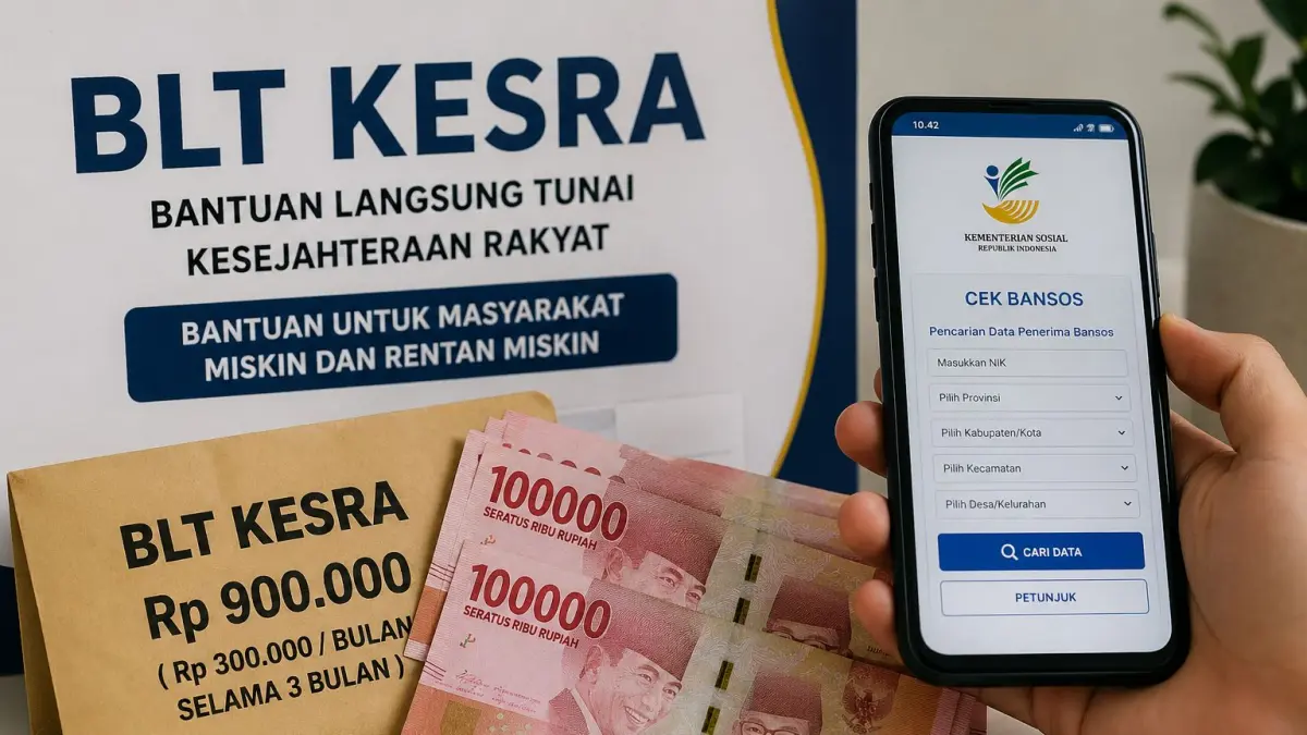 BLT Kesra Rp900 Ribu Oktober 2026 Cair? Begini Cara Cek Data Bansos