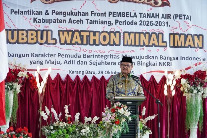 Bupati Aceh Tamiang Soroti Sedimentasi Sungai, Minta PETA Dukung Pemulihan Pascabencana